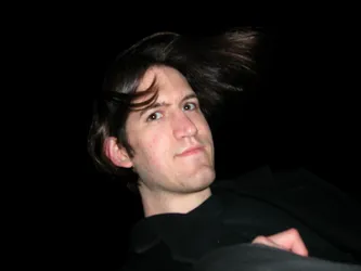 May 2, 2003 (evening) -- Anne and I up on Building 7 deck061.JPG